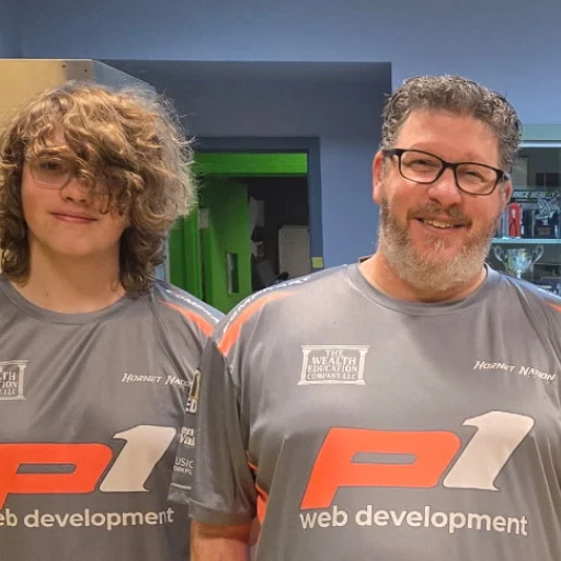 Kelly and Brady Pfleiger from Hornet Nation Racing