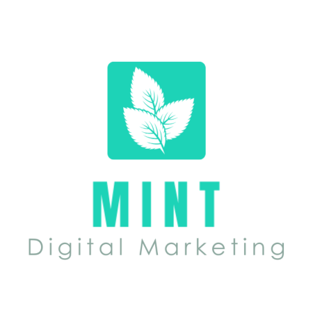 Mint Digital Marketing Stacked Logo