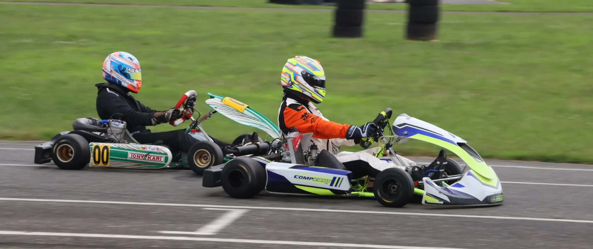 Aerial view of the New Jersey Motorsports Park karting circuit in Millville, NJ